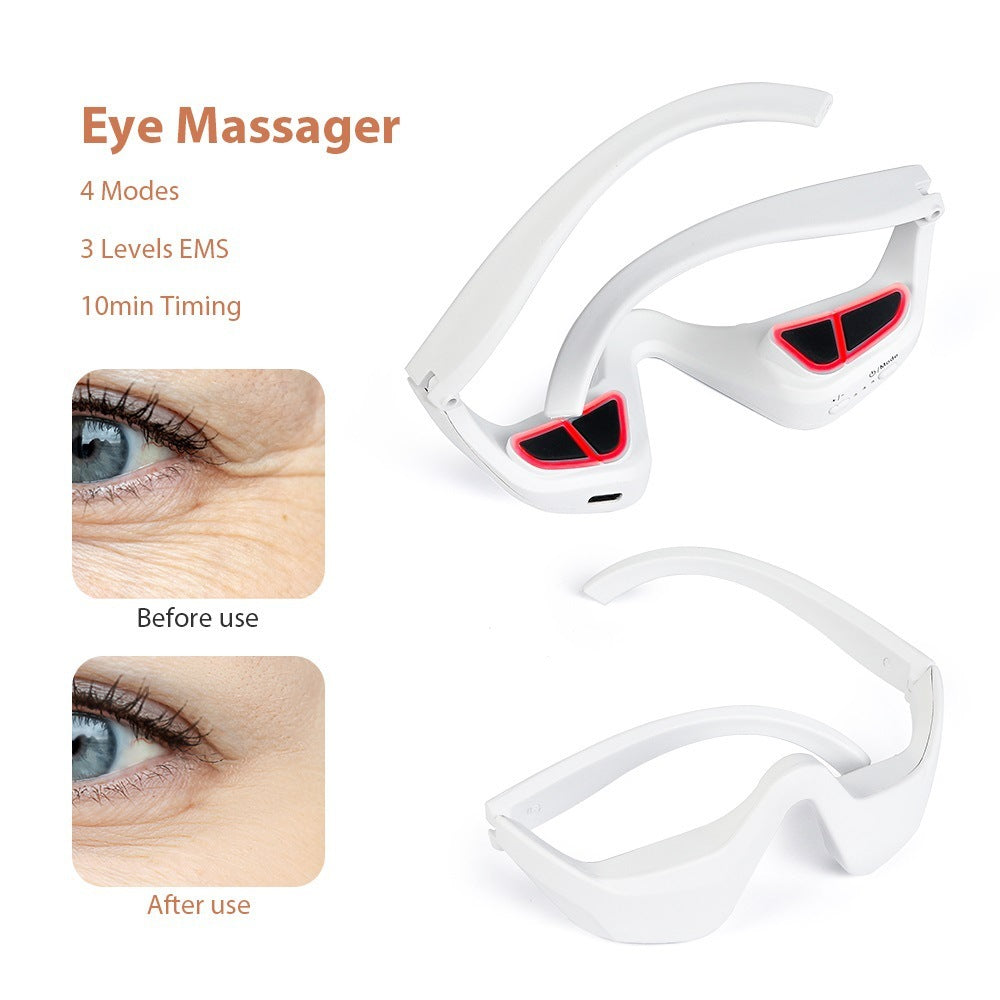 Red-Light Therapy and EMS Micro-Current Under-Eye Recovery Glasses Technology - Live Cozee