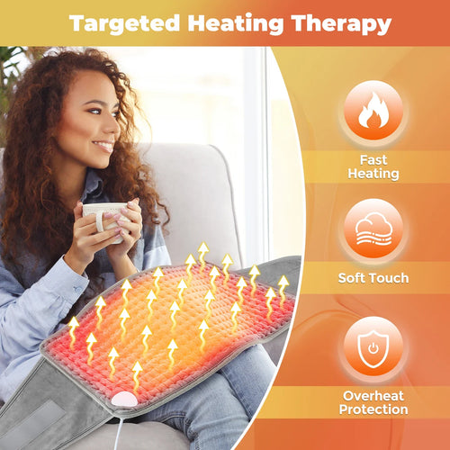 Heated Lumbar Support Belt Fast Far-Infrared Back and Waist Therapy - Live Cozee