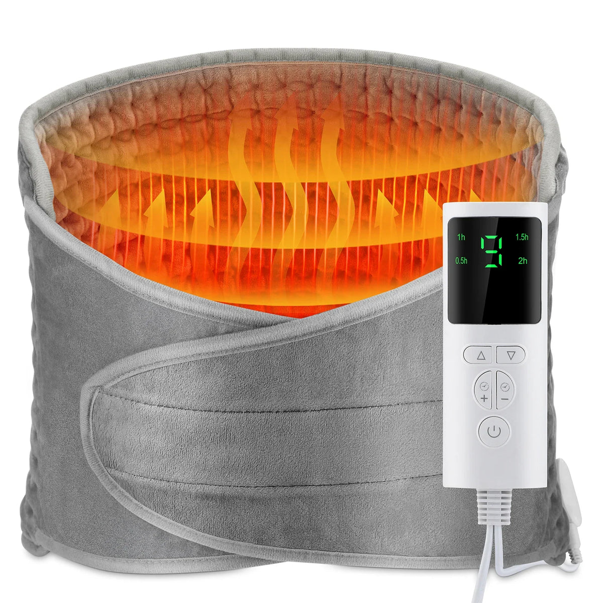 9-Temp Far-Infrared Heated Lumbar and Back Recovery Support Belt - Live Cozee