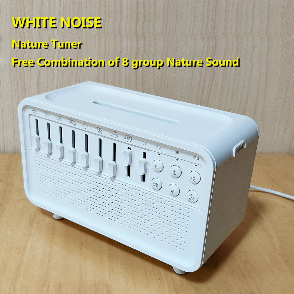 Bedside Sleep Machine humidifier and warm night light
