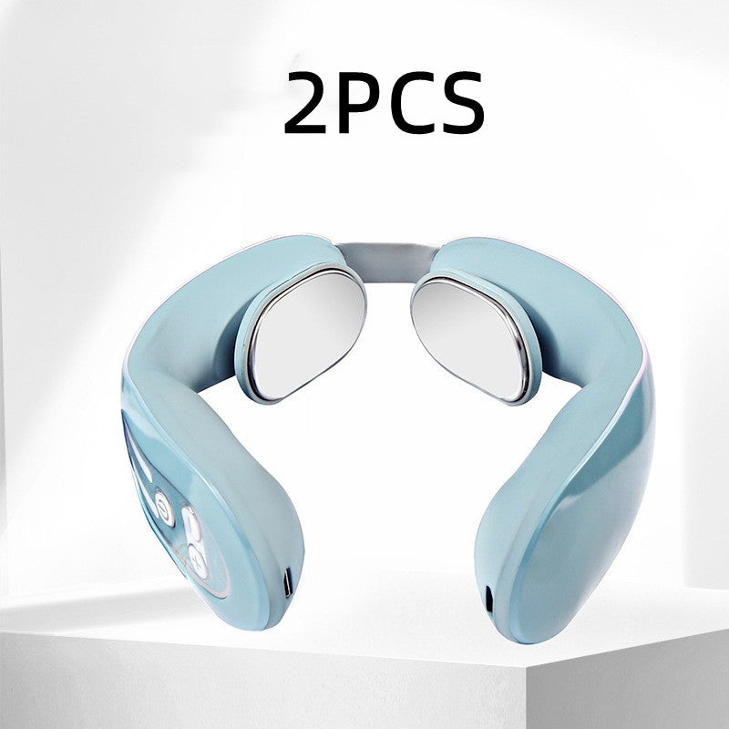 EMS Heated Neck Massager modes and ergonomic fit