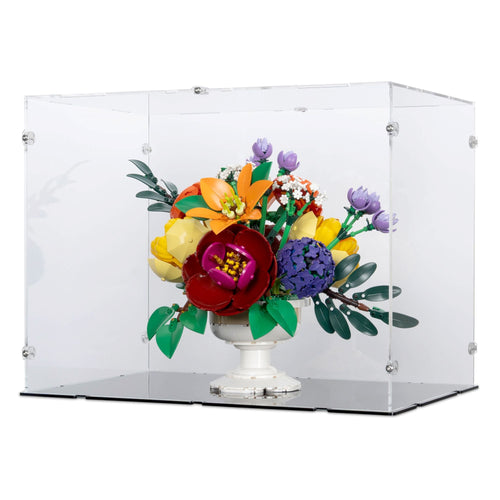 3mm Crystal Acrylic Display Case for LEGO® Botanicals™ Flowe